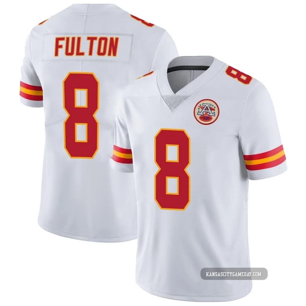 Youth Kristian Fulton Kansas City Chiefs ＃8 Limited White Vapor Untouchable Jersey