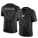 Youth Larry Johnson Kansas City Chiefs ＃27 Limited Black Reflective Jersey