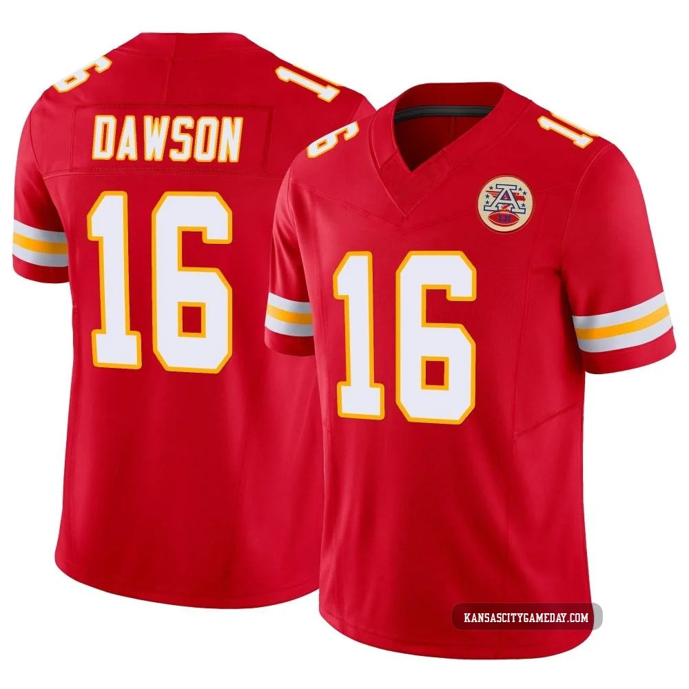 Youth Len Dawson Kansas City Chiefs ＃16 Limited Red Vapor F.U.S.E. Jersey