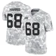 Youth Marcus Harris Kansas City Chiefs ＃68 Limited Arctic Camo 2024 Salute to Service Jersey