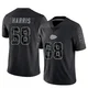 Youth Marcus Harris Kansas City Chiefs ＃68 Limited Black Reflective Jersey