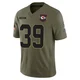 Youth Melvin Smith Jr. Kansas City Chiefs ＃39 Limited Olive 2025 Salute to Service Jersey