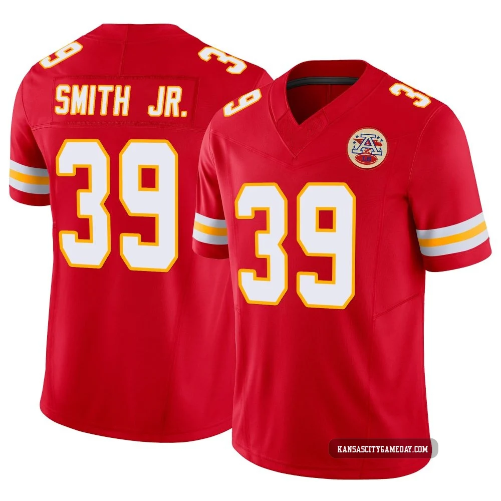 Youth Melvin Smith Jr. Kansas City Chiefs ＃39 Limited Red Vapor F.U.S.E. Jersey