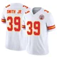 Youth Melvin Smith Jr. Kansas City Chiefs ＃39 Limited White Vapor F.U.S.E. Jersey