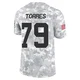 Youth Nick Torres Kansas City Chiefs ＃79 Limited Arctic Camo 2024 Salute to Service Jersey