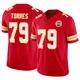 Youth Nick Torres Kansas City Chiefs ＃79 Limited Red Vapor F.U.S.E. Jersey