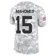 Youth Patrick Mahomes Kansas City Chiefs ＃15 Limited Arctic Camo 2024 Salute to Service Jersey