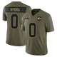 Youth Pete Nygra Kansas City Chiefs ＃0 Limited Olive 2025 Salute to Service Jersey