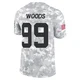 Youth Peter Woods Kansas City Chiefs ＃99 Limited Arctic Camo 2024 Salute to Service Jersey