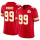 Youth Peter Woods Kansas City Chiefs ＃99 Limited Red Vapor F.U.S.E. Super Bowl LIX Jersey