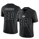 Youth Phillip Brooks Kansas City Chiefs ＃88 Limited Black Reflective Jersey