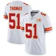 Youth R Mason Thomas Kansas City Chiefs ＃51 Limited White Vapor Untouchable Super Bowl LIX Jersey