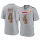 Youth Rashee Rice Kansas City Chiefs ＃4 Game Gray Atmosphere Fashion Super Bowl LIX Jersey