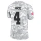 Youth Rashee Rice Kansas City Chiefs ＃4 Limited Arctic Camo 2024 Salute to Service Jersey