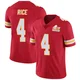 Youth Rashee Rice Kansas City Chiefs ＃4 Limited Red Team Color Vapor Untouchable Super Bowl LIX Jersey