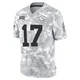 Youth Richie James Kansas City Chiefs ＃17 Limited Arctic Camo 2024 Salute to Service Jersey