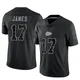 Youth Richie James Kansas City Chiefs ＃17 Limited Black Reflective Jersey