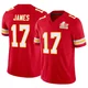 Youth Richie James Kansas City Chiefs ＃17 Limited Red Vapor F.U.S.E. Super Bowl LIX Jersey