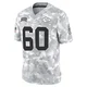 Youth Tautvydas Kieras Kansas City Chiefs ＃60 Limited Arctic Camo 2024 Salute to Service Jersey