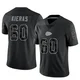 Youth Tautvydas Kieras Kansas City Chiefs ＃60 Limited Black Reflective Jersey