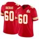 Youth Tautvydas Kieras Kansas City Chiefs ＃60 Limited Red Vapor F.U.S.E. Super Bowl LIX Jersey