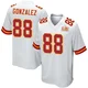 Youth Tony Gonzalez Kansas City Chiefs ＃88 Game White Super Bowl LIX Jersey