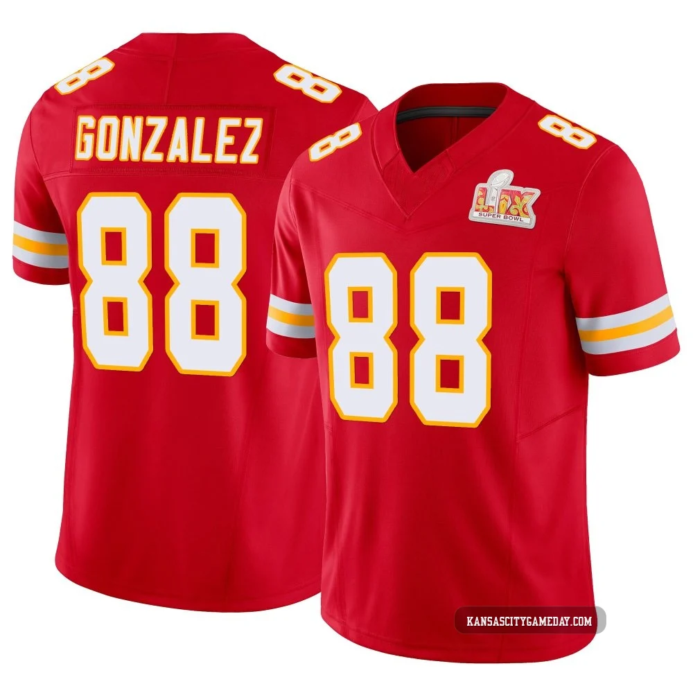 Youth Tony Gonzalez Kansas City Chiefs ＃88 Limited Red Vapor F.U.S.E. Super Bowl LIX Jersey