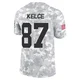 Youth Travis Kelce Kansas City Chiefs ＃87 Limited Arctic Camo 2024 Salute to Service Jersey