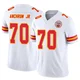 Youth Tremayne Anchrum Jr. Kansas City Chiefs ＃70 Limited White Vapor F.U.S.E. Jersey