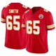 Youth Trey Smith Kansas City Chiefs ＃65 Limited Red Vapor F.U.S.E. Jersey