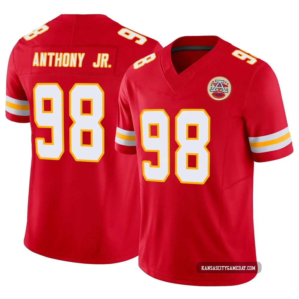 Youth Vincent Anthony Jr. Kansas City Chiefs ＃98 Limited Red Vapor F.U.S.E. Jersey